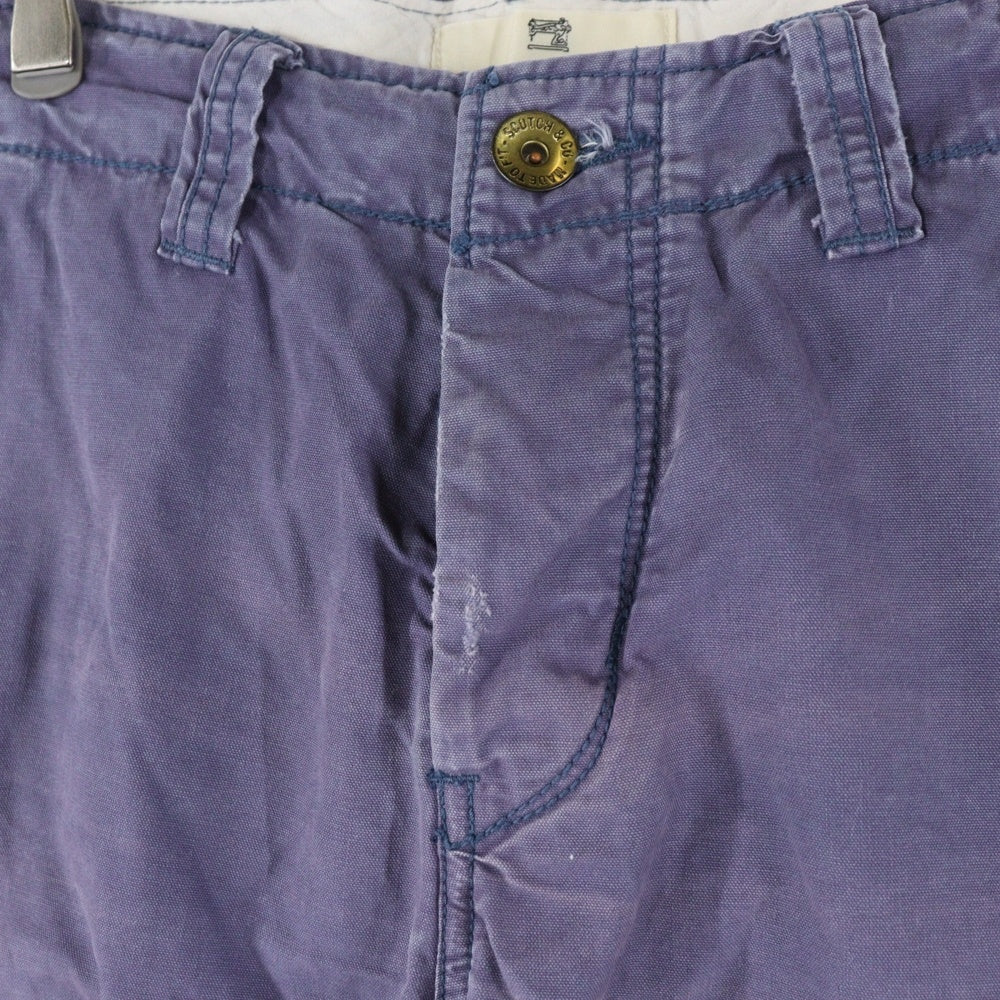 SCOTCH&SODA(スコッチ アンド ソーダ) カーゴハーフパンツ パープル