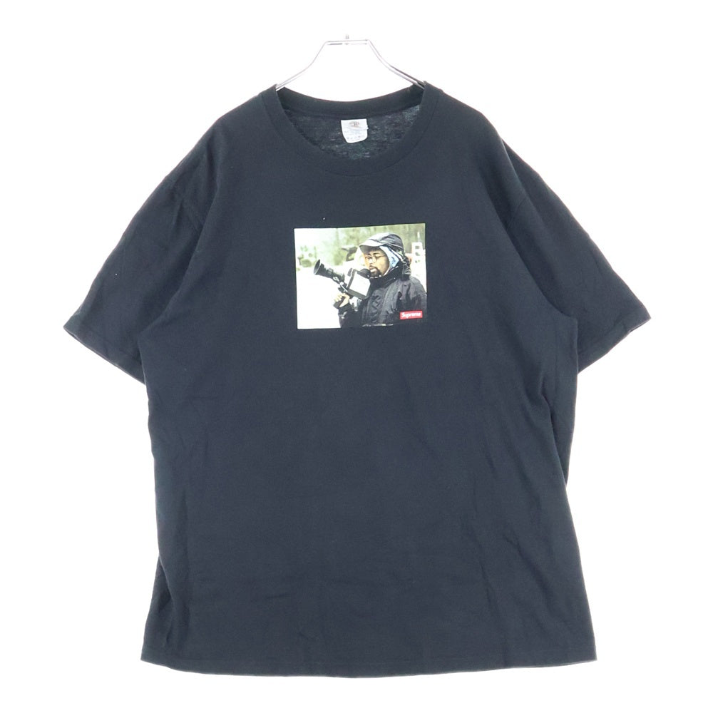 SUPREME(シュプリーム) 25SS 40 Acres Spike Tee 40エーカーズ スパイク フロントフォトプリント クルーネック半袖Tシャツカットソー ブラック