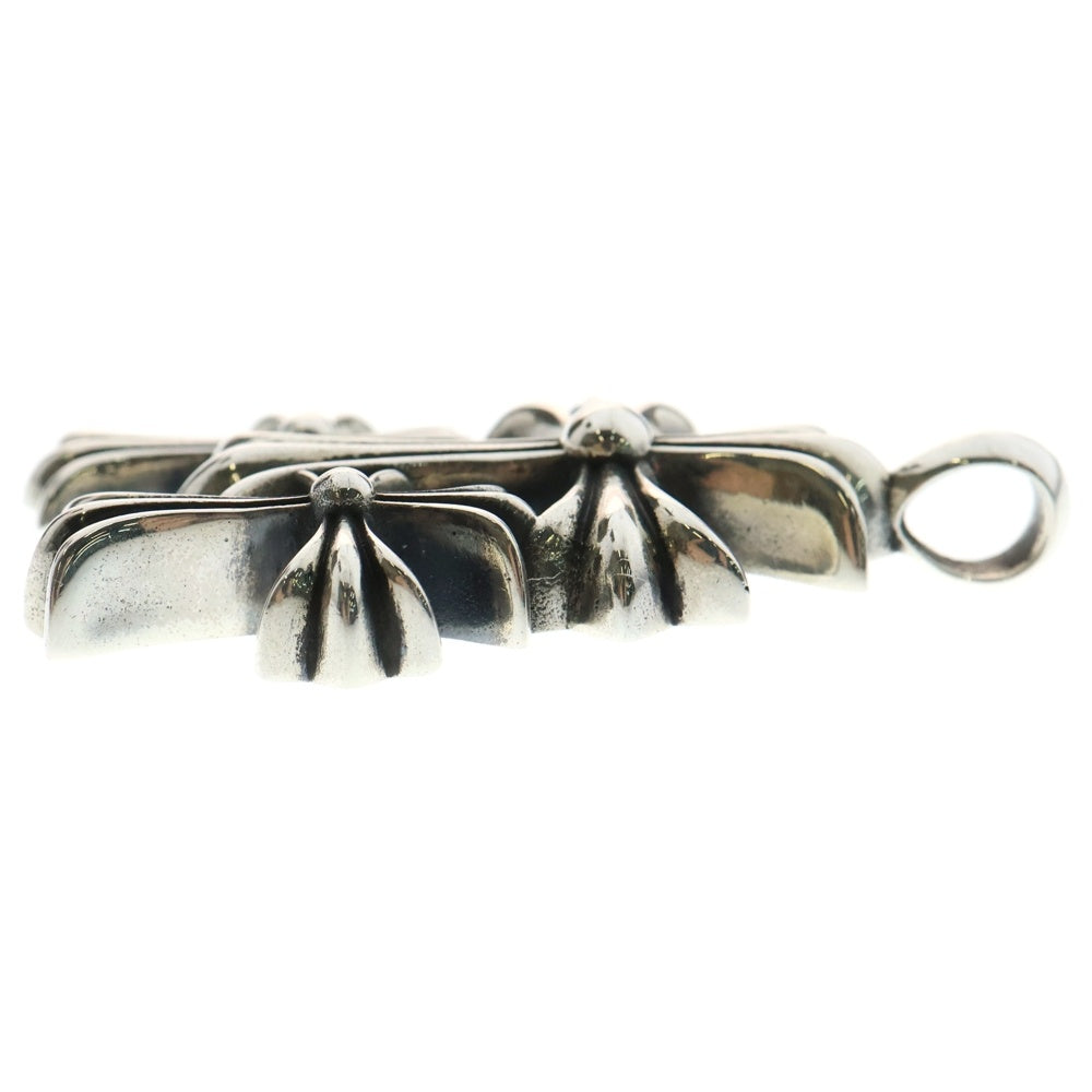 CHROME HEARTS(クロムハーツ) 3 CH CRS SML トリプルCHクロス スモール ペンダントトップ シルバー BCA201