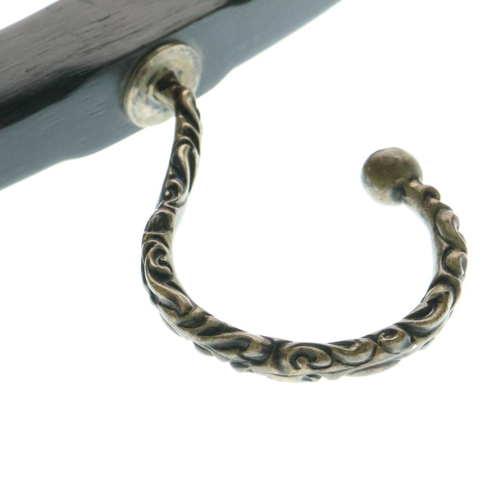 CHROME HEARTS(クロムハーツ) EBONY CLOTH HANGER スクロール シルバー フックエボニー ハンガー ブラック/シルバー