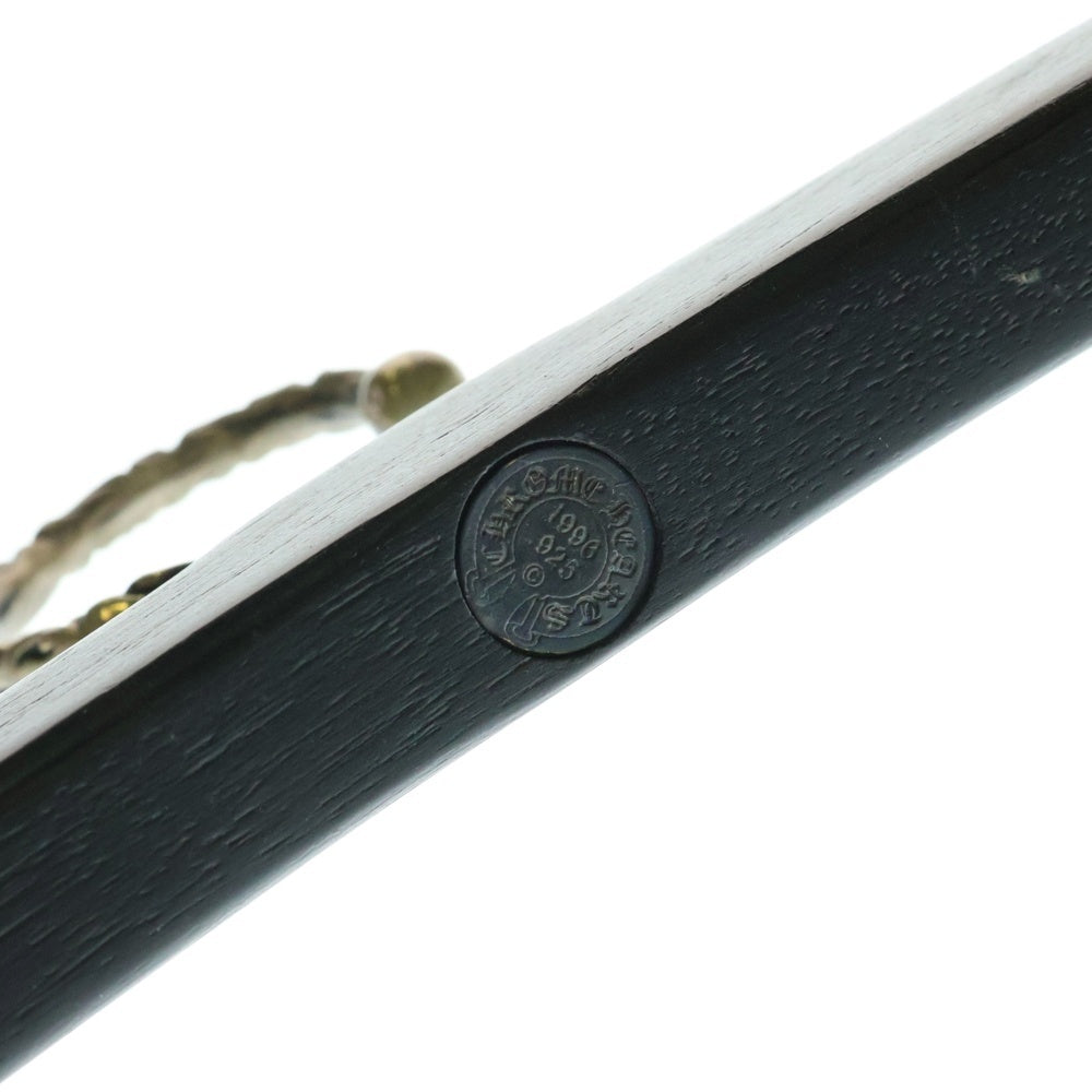 CHROME HEARTS(クロムハーツ) EBONY CLOTH HANGER スクロール シルバー フックエボニー ハンガー ブラック/シルバー