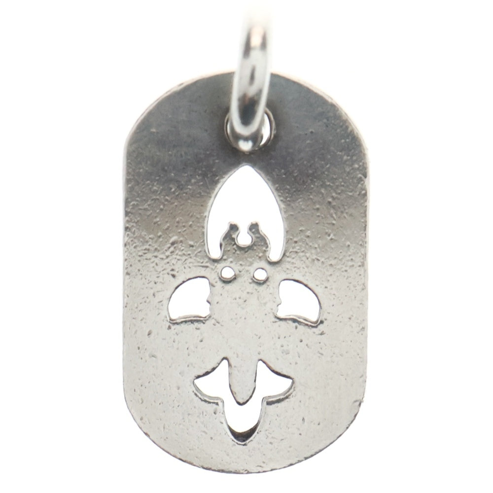 CHROME HEARTS(クロムハーツ) D TAG SML FLE DAG フレアダガードッグタグ スモールドッグタグ ネックレストップ シルバー