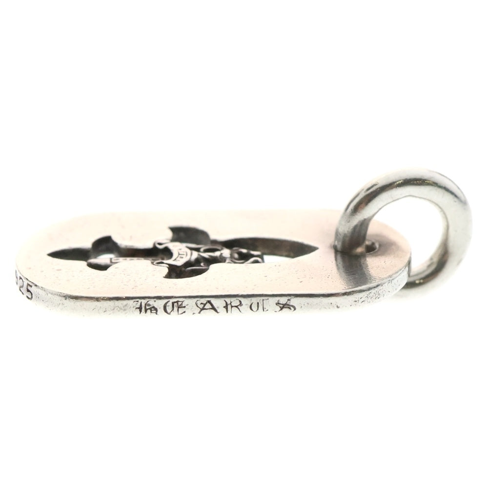 CHROME HEARTS(クロムハーツ) D TAG SML FLE DAG フレアダガードッグタグ スモールドッグタグ ネックレストップ シルバー