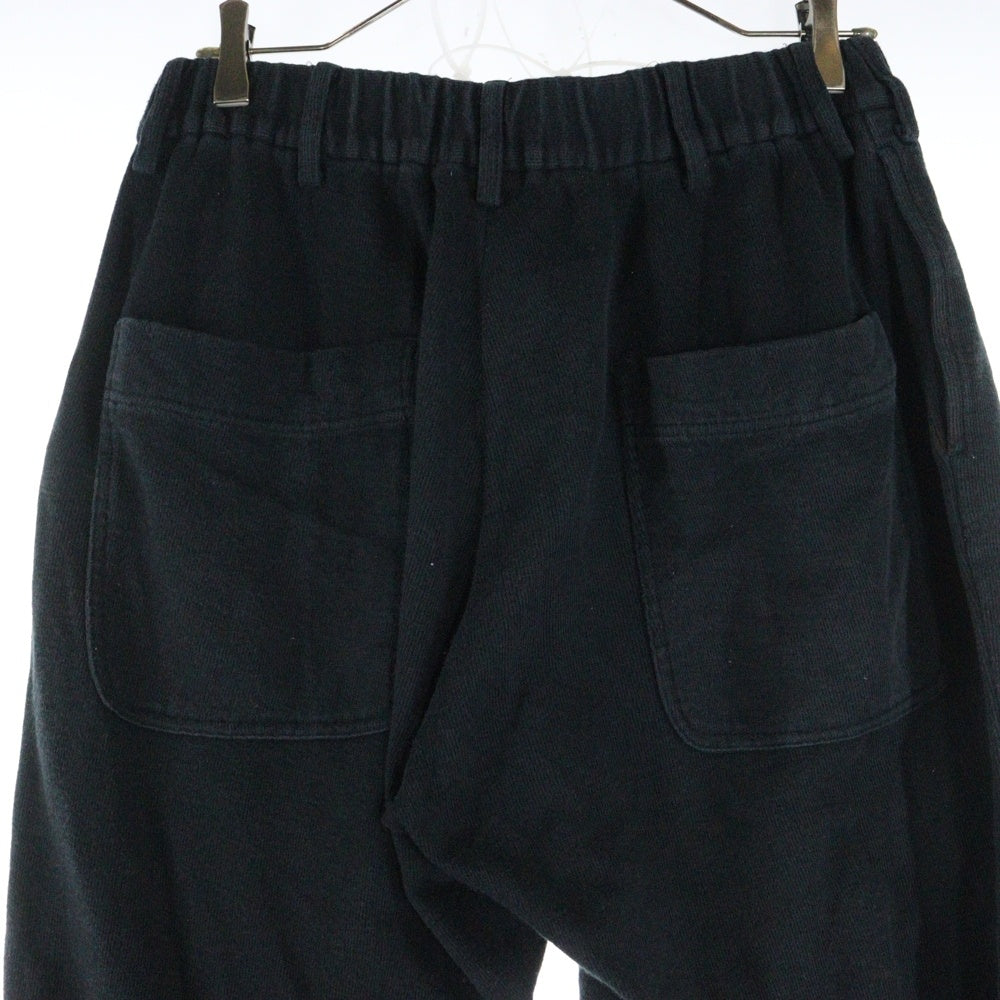Yohji Yamamoto POUR HOMME(ヨウジヤマモト プールオム) 16SS クロップドスウェットパンツ ブラック H0-P45-980