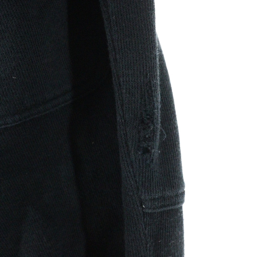 Yohji Yamamoto POUR HOMME(ヨウジヤマモト プールオム) 16SS クロップドスウェットパンツ ブラック H0-P45-980