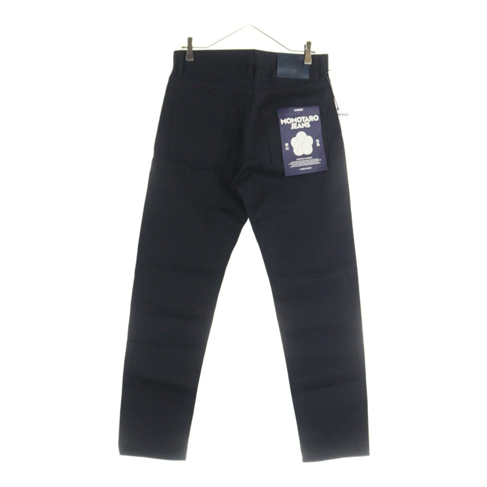 桃太郎ジーンズ(モモタロウジーンズ) STANDARD TAPERED 14.7oz スタンダードテーパードジッパーフライジーンズ・ブラック MTJ-M02354