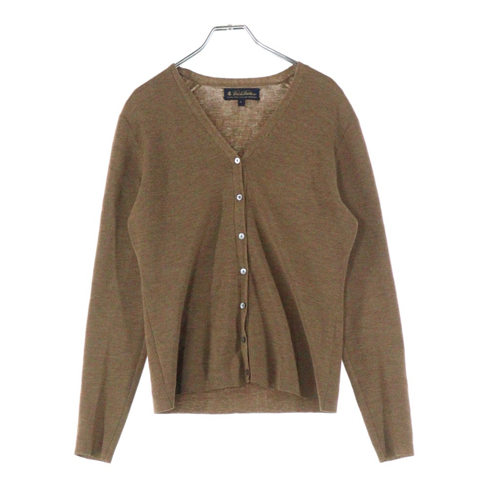 NO BRAND(ノーブランド) BROOKS BROTHERS カーディガン ブラウン レディース