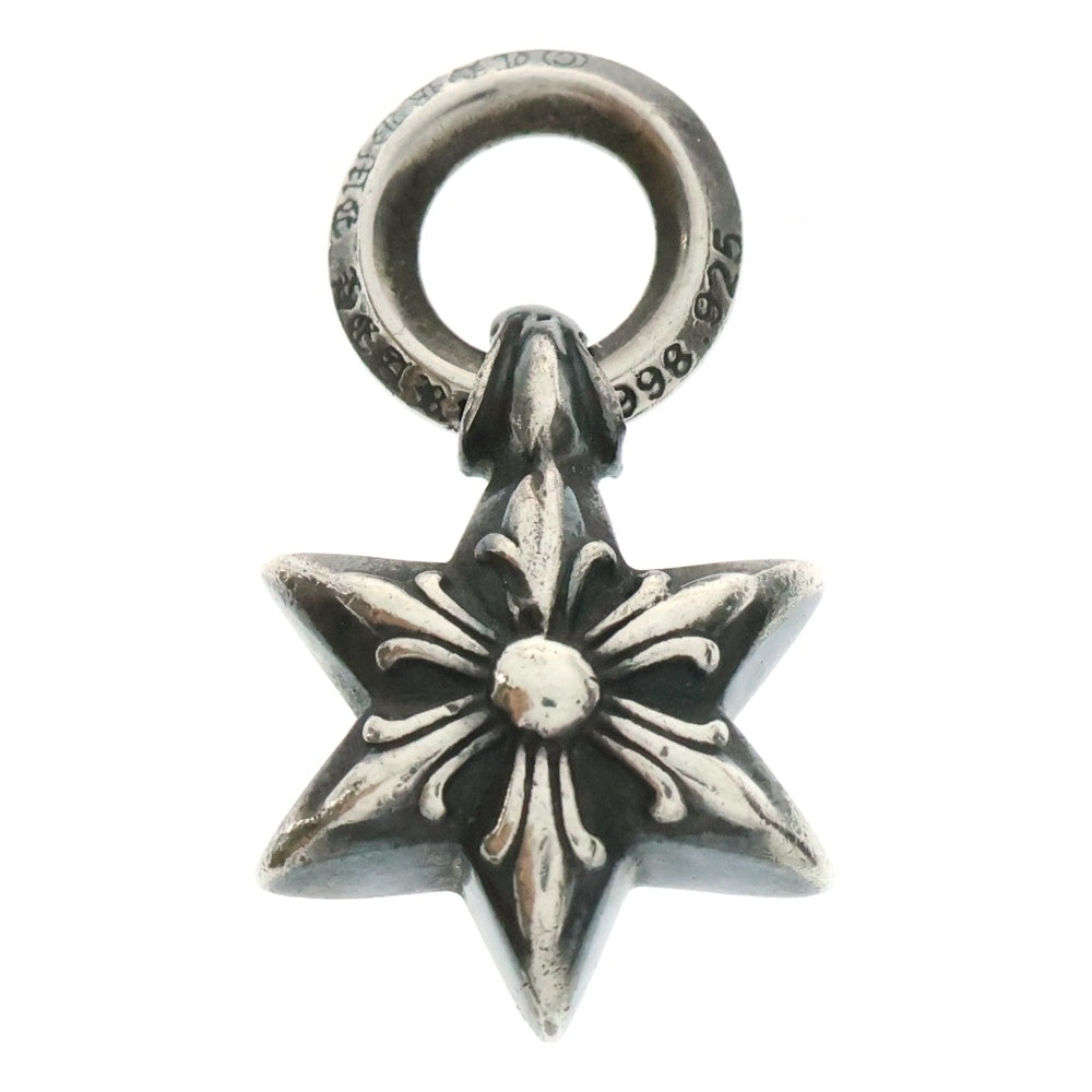 あ Chrome Hearts 6ポイントスターチャーム ネックレストップ CHROME HEARTS 【極美品】CHROME クロムハーツ カットアウト 6