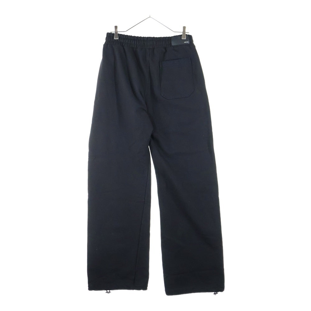AMIRI(アミリ) ロゴプリント ドローコード スウェットパンツ ブラック