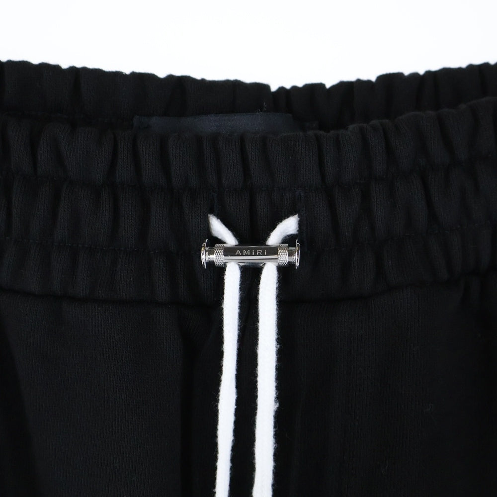 AMIRI(アミリ) ロゴプリント ドローコード スウェットパンツ ブラック