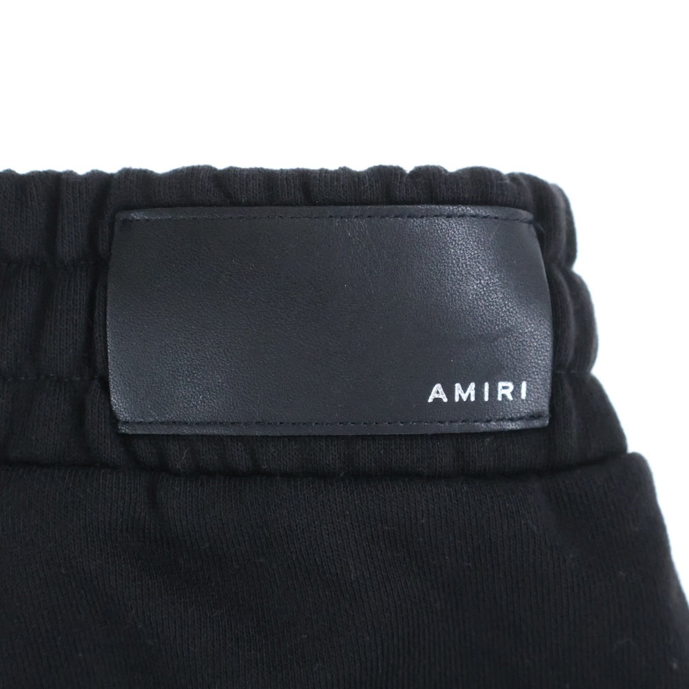 AMIRI(アミリ) ロゴプリント ドローコード スウェットパンツ ブラック