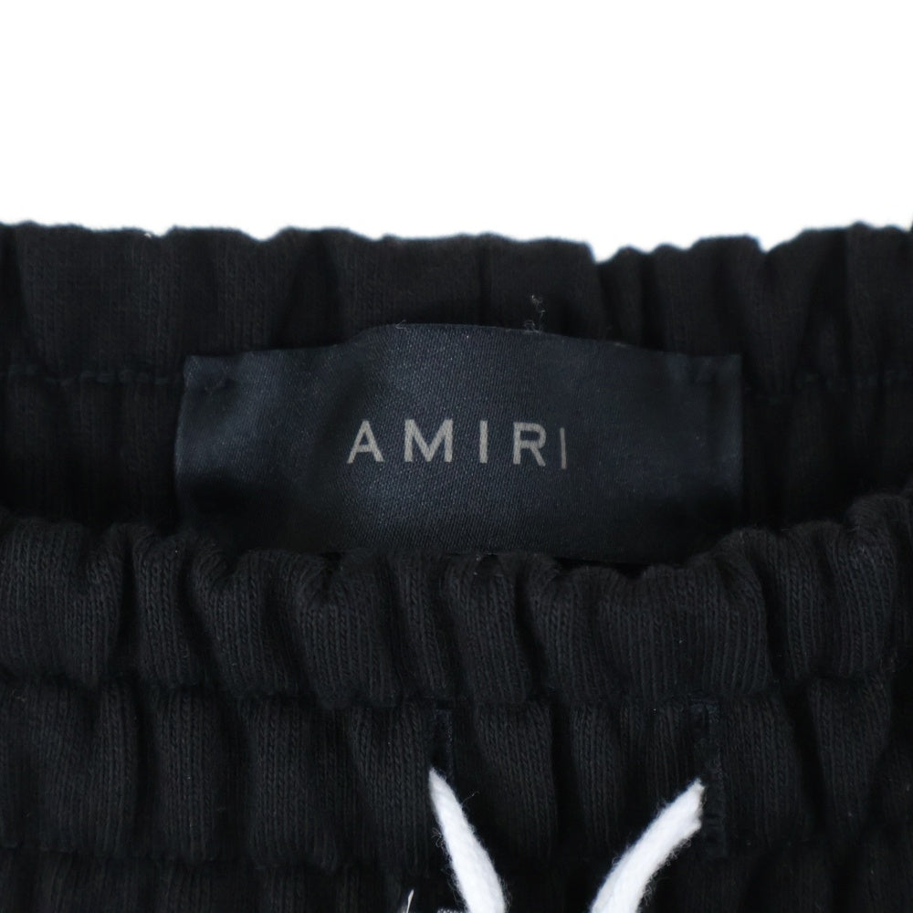 AMIRI(アミリ) ロゴプリント ドローコード スウェットパンツ ブラック