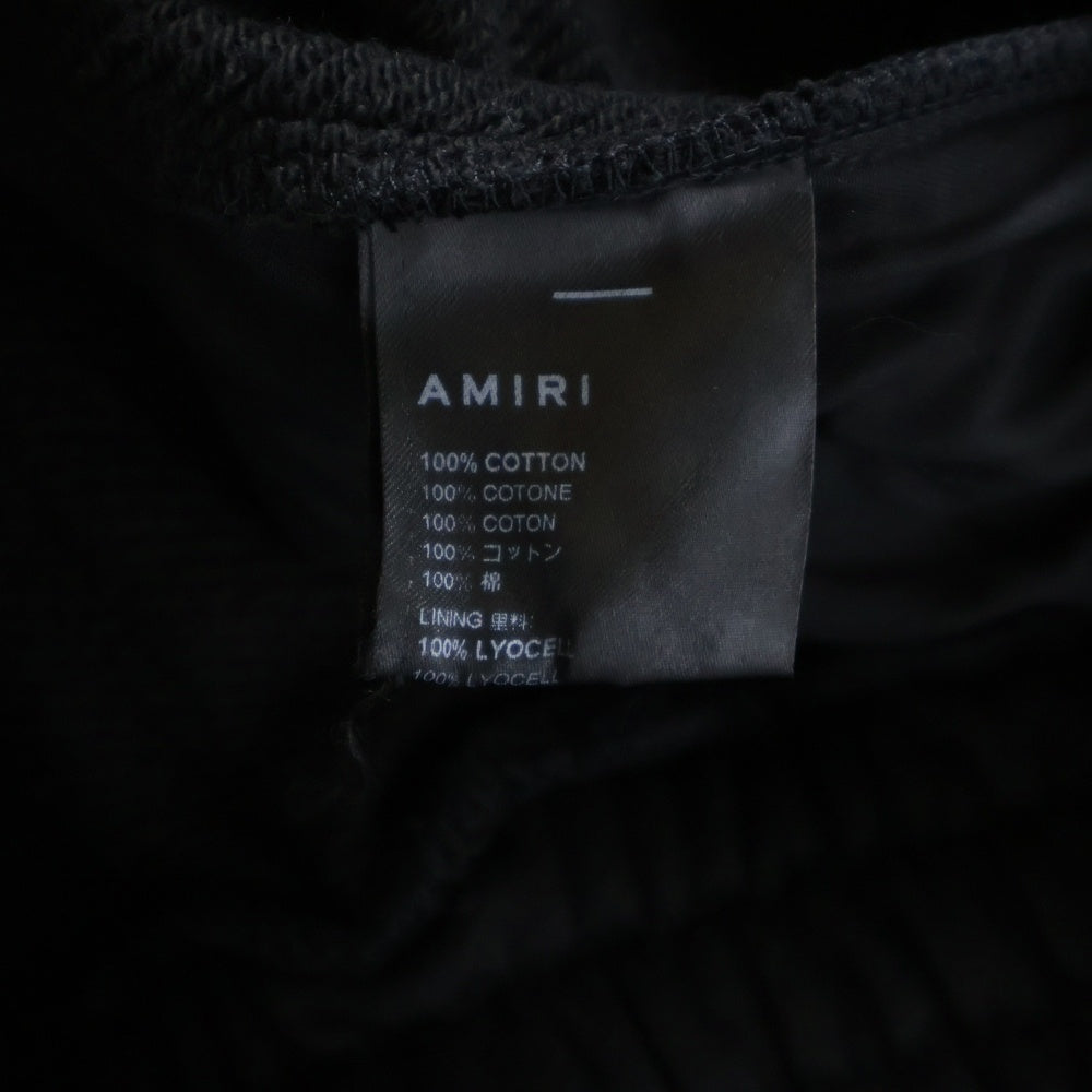 AMIRI(アミリ) ロゴプリント ドローコード スウェットパンツ ブラック