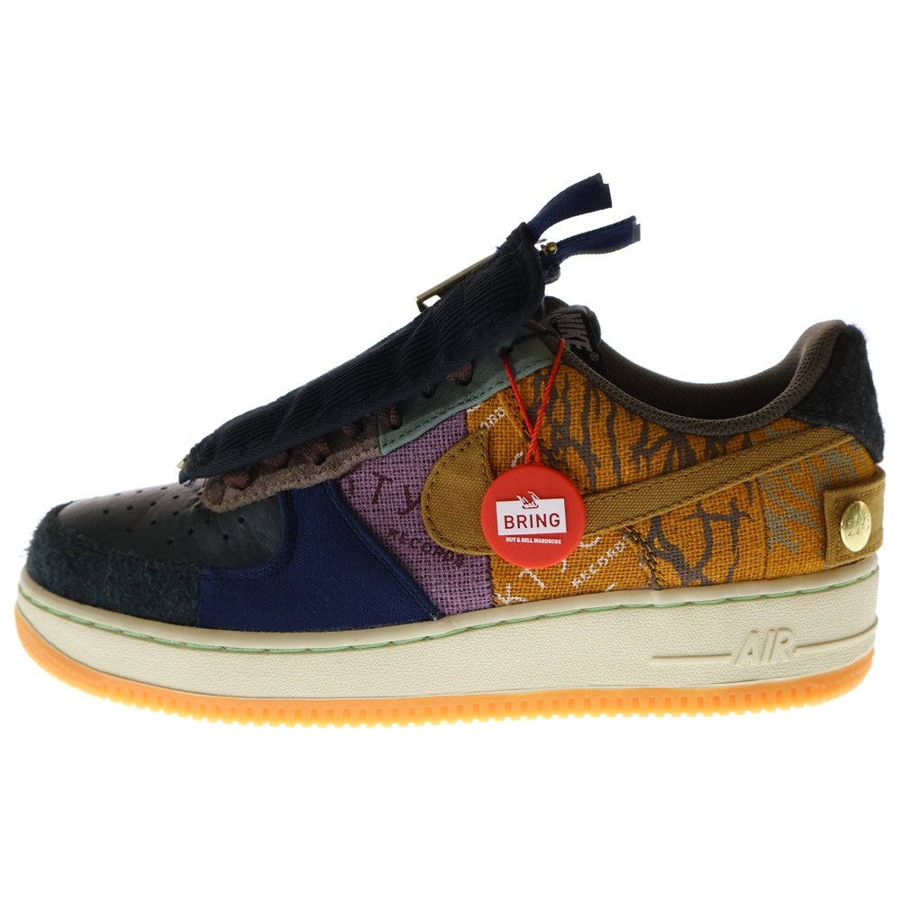 NIKE(ナイキ) ×TRAVIS SCOTT AIR FORCE 1 LOW CACTUS JACK CN2405‐900 トラヴィススコット エアフォース1 カクタスジャック ローカットスニーカー マルチ US7.5/25.5cm