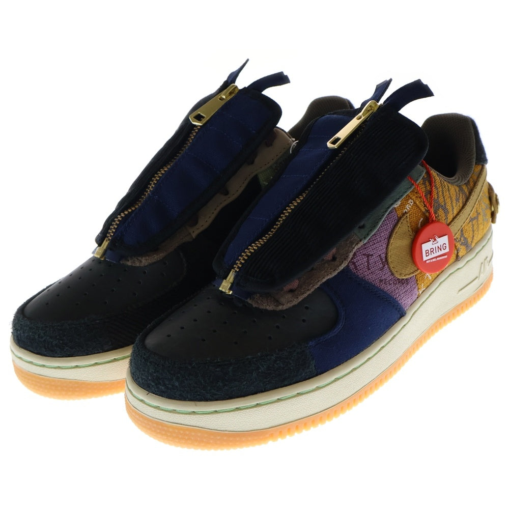 NIKE(ナイキ) ×TRAVIS SCOTT AIR FORCE 1 LOW CACTUS JACK CN2405‐900 トラヴィススコット エアフォース1 カクタスジャック ローカットスニーカー マルチ US7.5/25.5cm