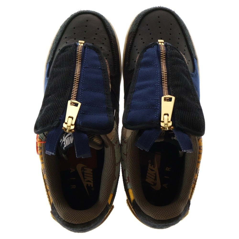 NIKE(ナイキ) ×TRAVIS SCOTT AIR FORCE 1 LOW CACTUS JACK CN2405‐900 トラヴィススコット エアフォース1 カクタスジャック ローカットスニーカー マルチ US7.5/25.5cm