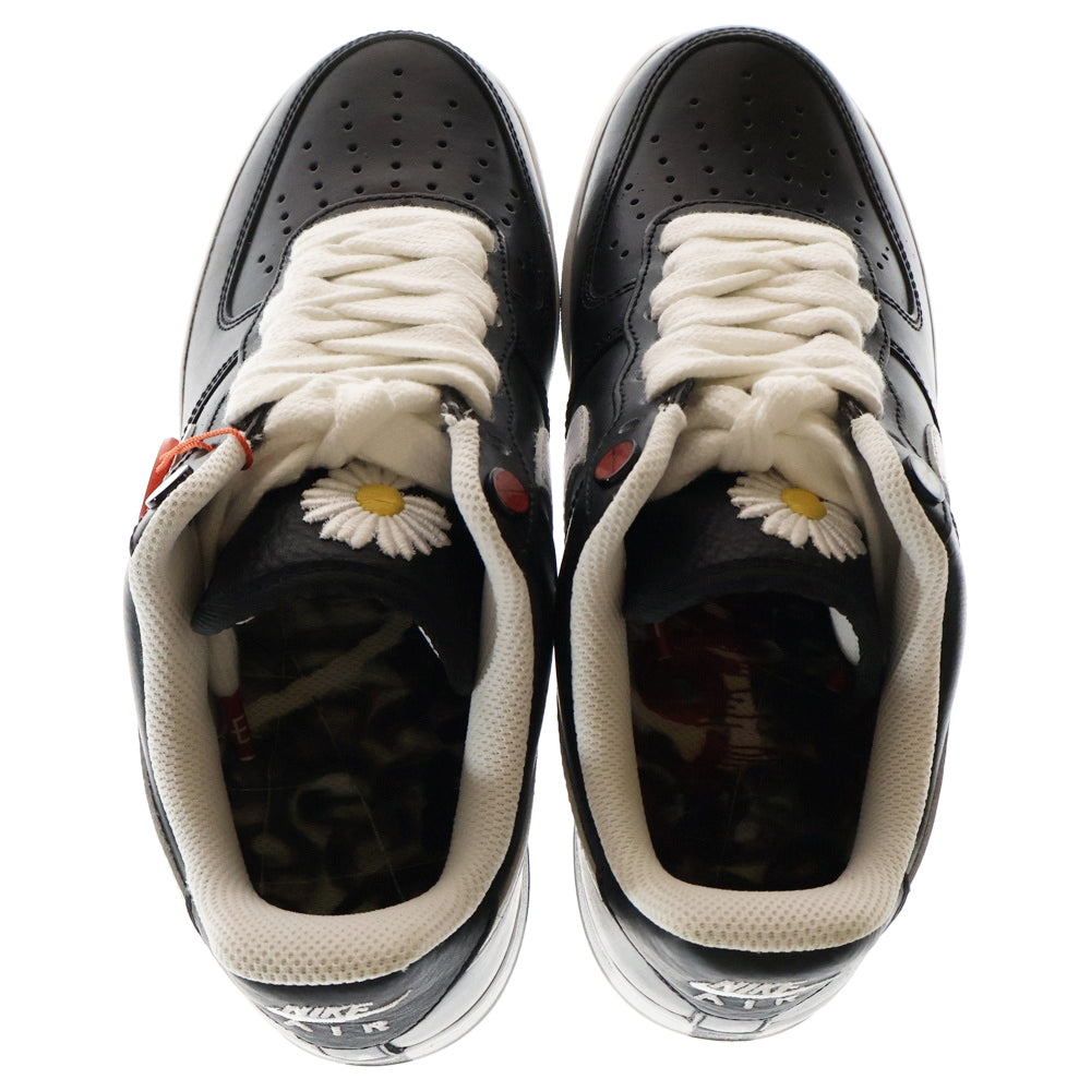 NIKE(ナイキ) ×PEACEMINUSONE Air Force 1 Low Para Noise ピースマイナスワン エアフォース1 パラノイズ ローカットスニーカー ブラック US8/26cm AQ3692-001