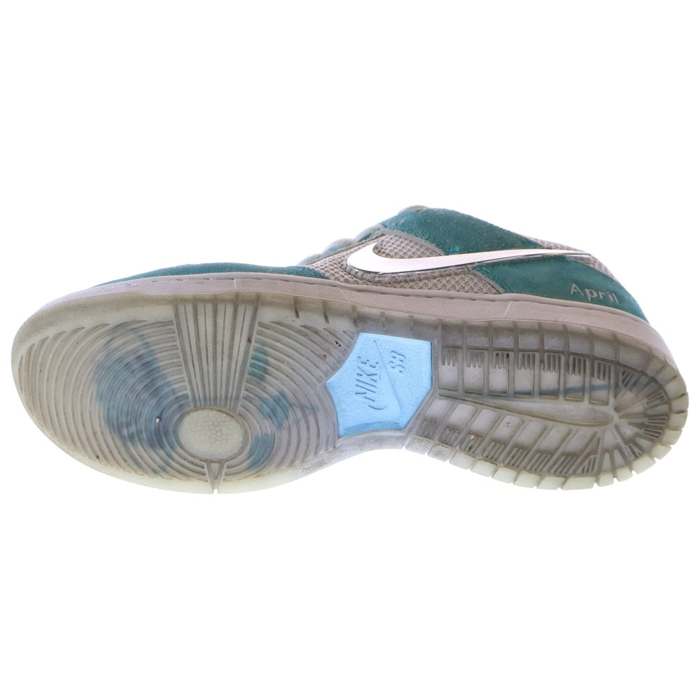 NIKE(ナイキ) DUNK LOW PRO QS APRIL SKATEBOARDS FD2562-400 ダンク エイプリル スケートボード ローカットスニーカー ホワイト/ブルー US8.5/26.5cm