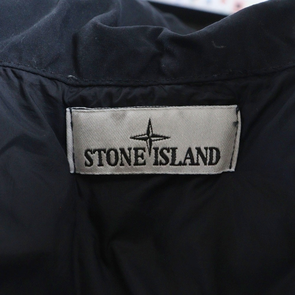 STONE ISLAND(ストーンアイランド) 22AW GARMENT DYED CRINKLE REPS R-NY ジップアップ フーディダウンジャケット 771540223 ブラック