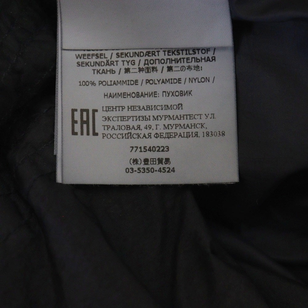 STONE ISLAND(ストーンアイランド) 22AW GARMENT DYED CRINKLE REPS R-NY ジップアップ フーディダウンジャケット 771540223 ブラック