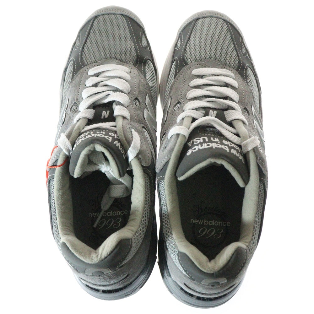 New Balance(ニューバランス) MR993GL スウェード ローカットスニーカー グレー US10