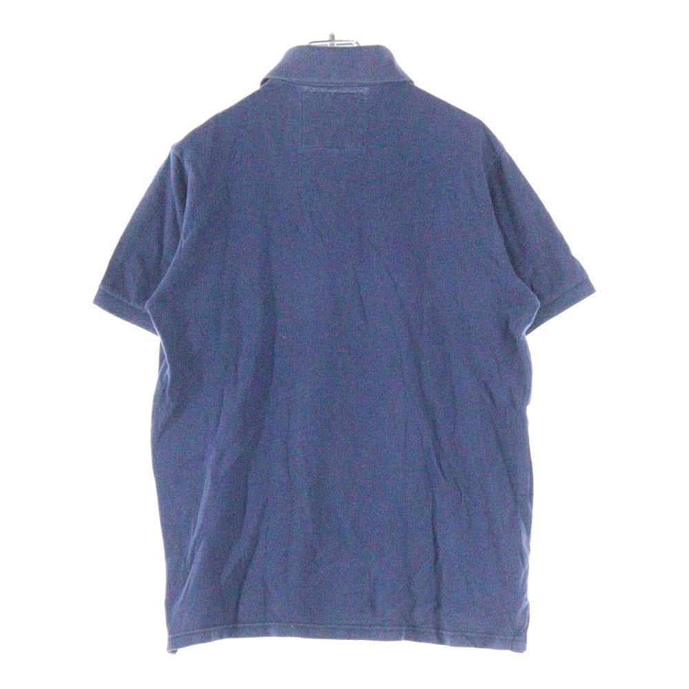 NO BRAND(ノーブランド) abercrombie ロゴ刺繍 ポロシャツ ネイビー