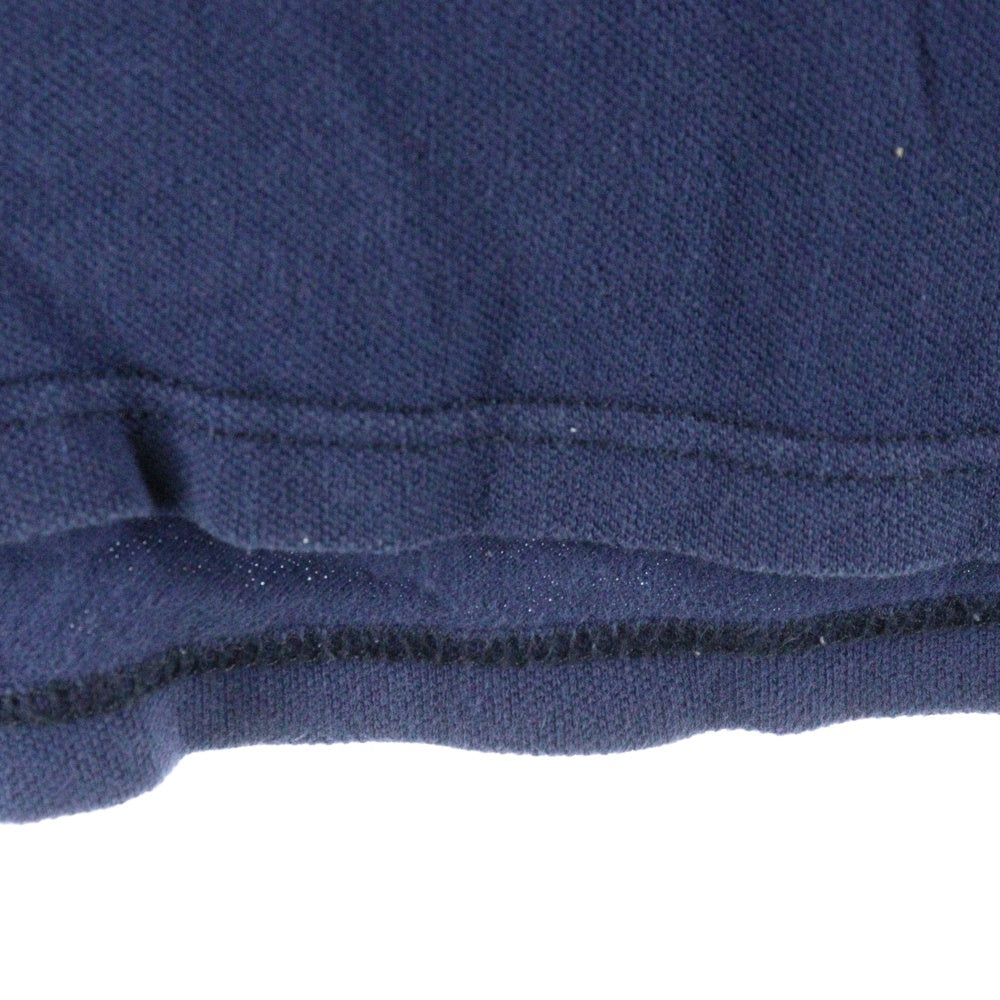 NO BRAND(ノーブランド) abercrombie ロゴ刺繍 ポロシャツ ネイビー