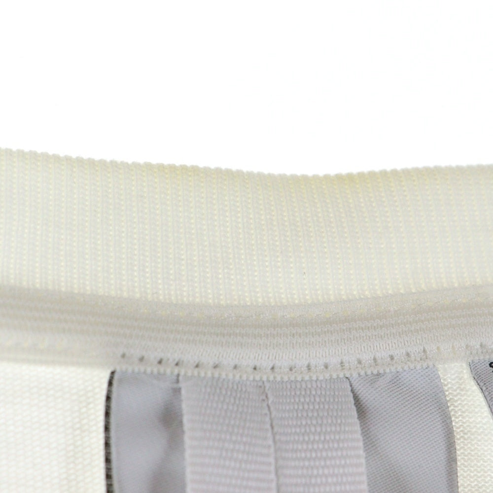 adidas(アディダス) ロゴプリント 長袖クルーネックTシャツカットソー ホワイト 0DY001