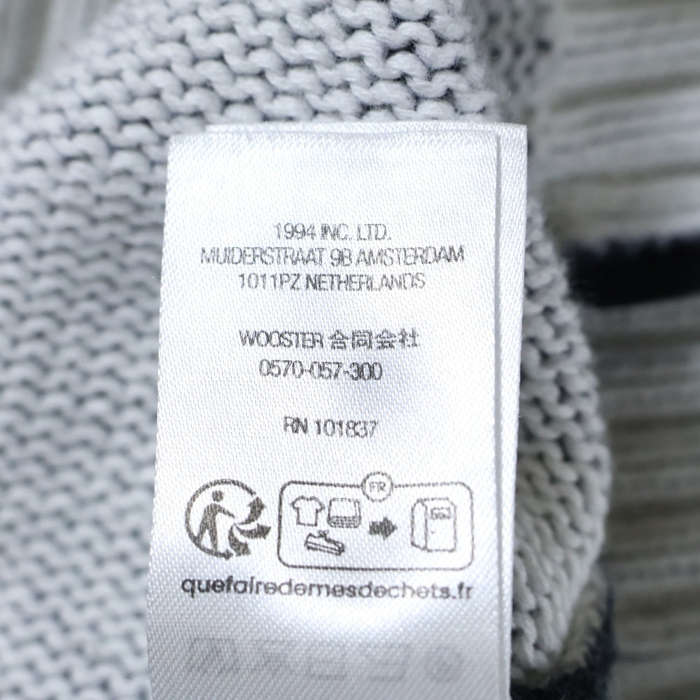 SUPREME(シュプリーム) 23Ss Printed Washed Sweater プリントウォッシュセーターニット グレー