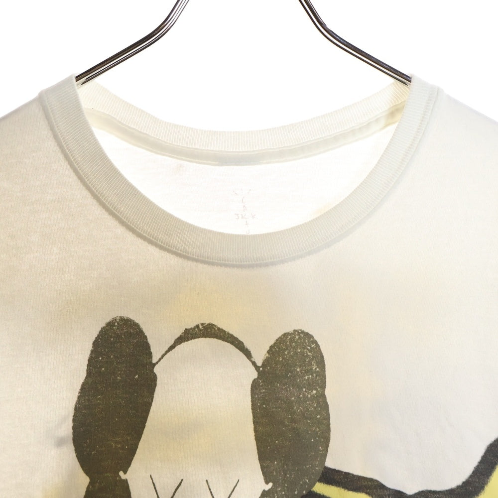 Cactus Jack(カクタスジャック) 21AW KAWS FRAGMENT カクタスジャック カウズ フラグメント プリントクルーネック 半袖Tシャツ