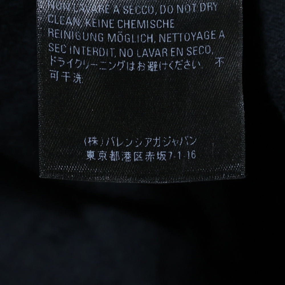 BALENCIAGA(バレンシアガ) 19SS ショルダータグ クルーネック 半袖Tシャツカットソー ブラック 578139