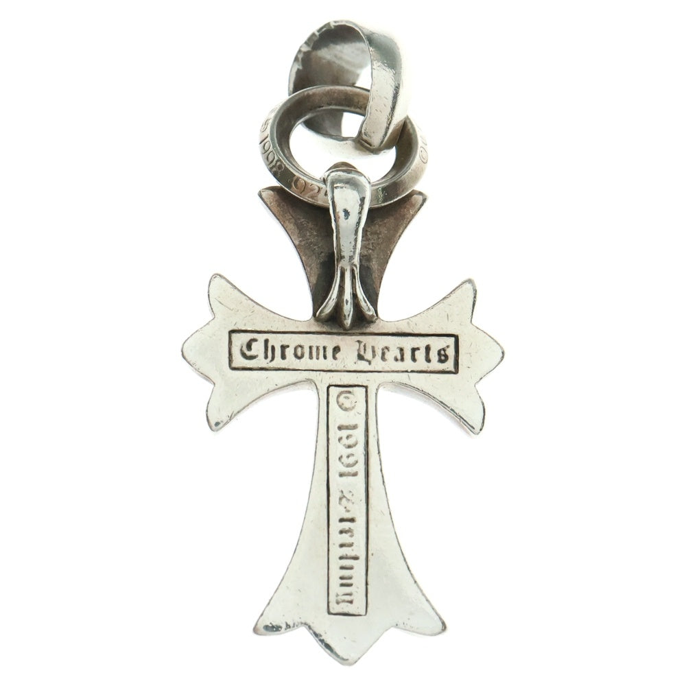 CHROME HEARTS(クロムハーツ) CH CRS SML W/BALE Wベイル スモールCHクロス ペンダントトップ シルバー BCA218