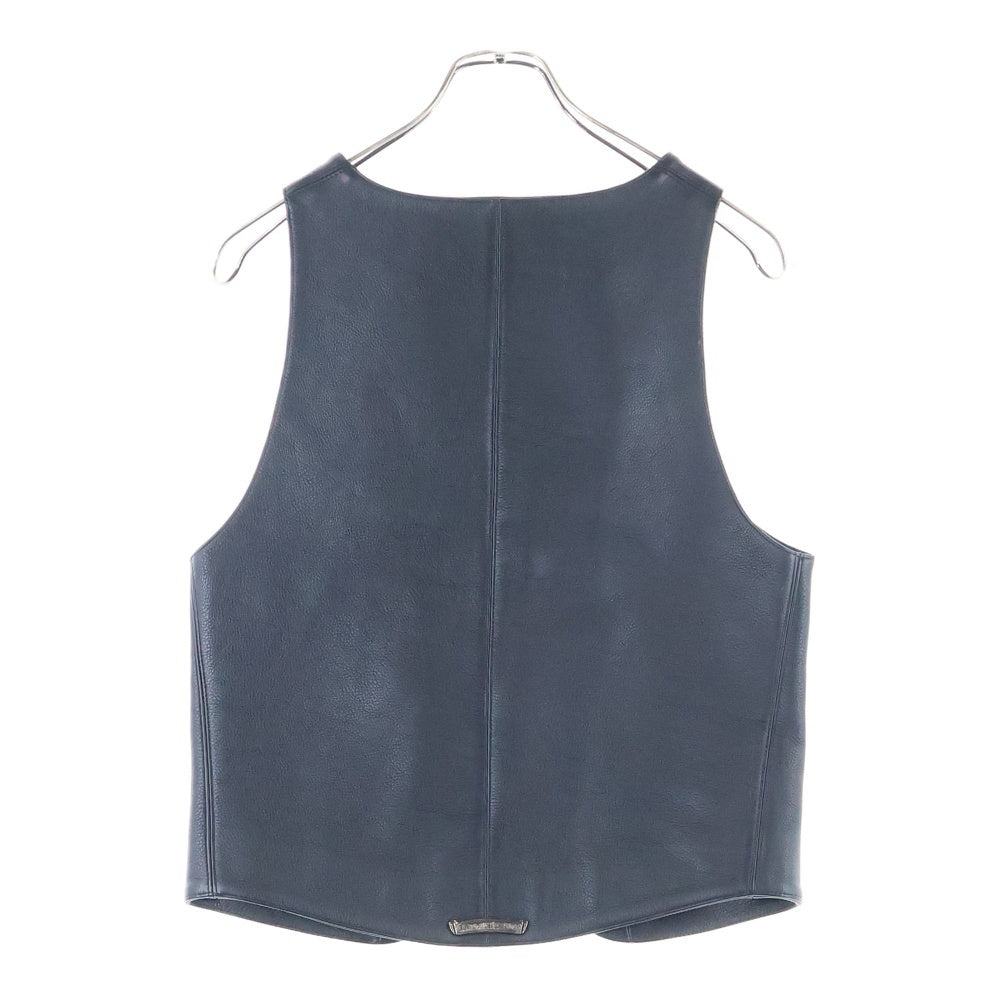 CHROME HEARTS(クロムハーツ) CLASSIC 2B LTHR クロスボタンレザーベスト