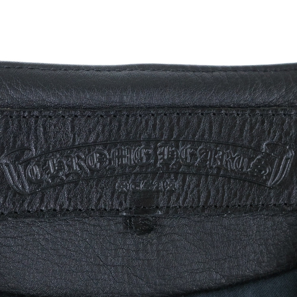 CHROME HEARTS(クロムハーツ) CLASSIC 2B LTHR クロスボタンレザーベスト