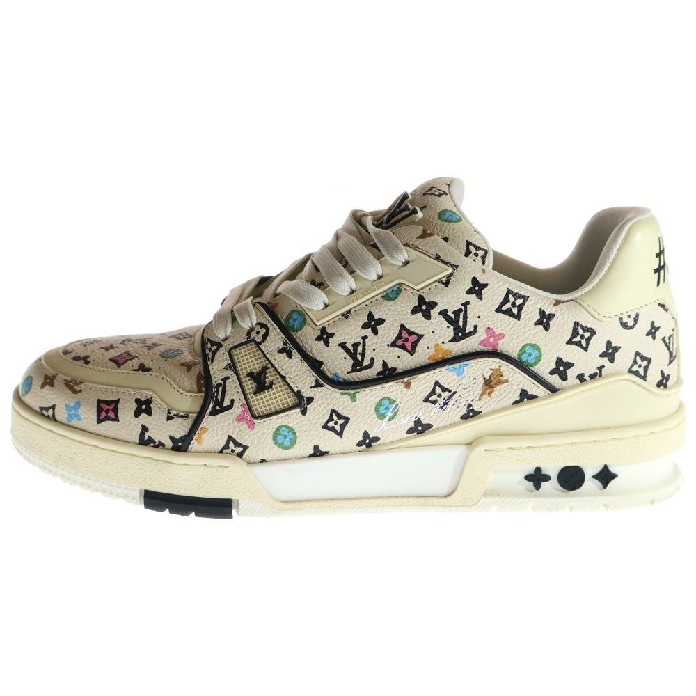 LOUIS VUITTON(ルイヴィトン) ×Tyler the Creator LV Trainer ×タイラーザクリエイター モノグラム LVトレーナー ローカットスニーカー ベージュ