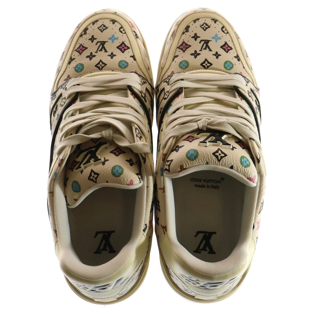 LOUIS VUITTON(ルイヴィトン) ×Tyler the Creator LV Trainer ×タイラーザクリエイター モノグラム LVトレーナー ローカットスニーカー ベージュ