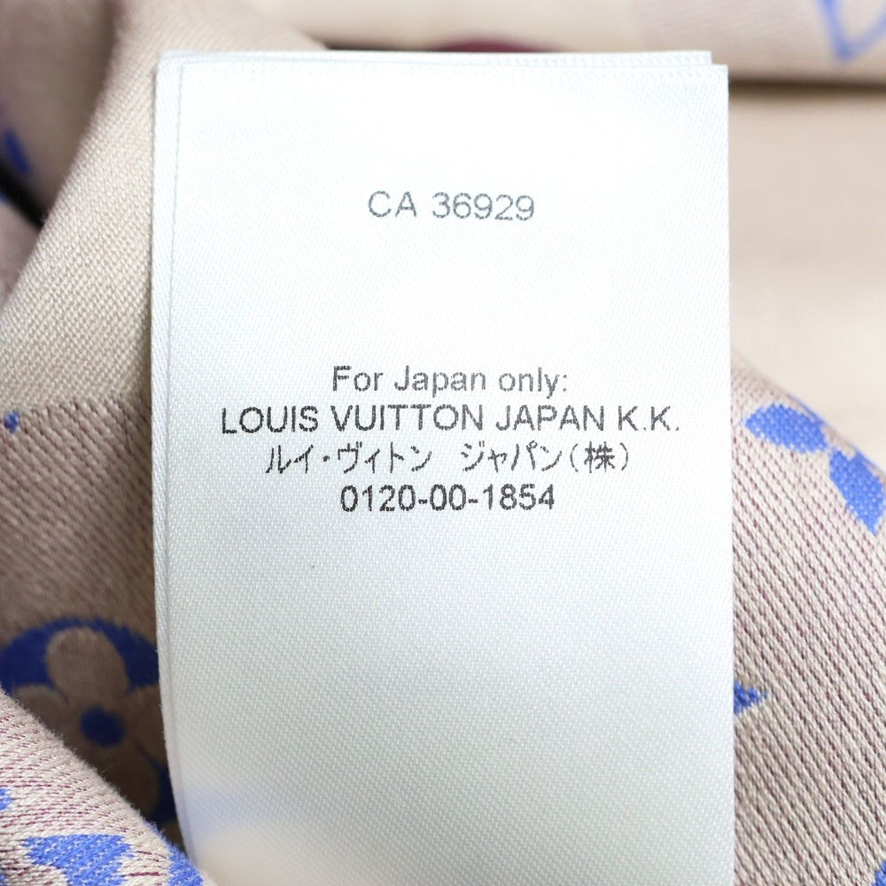 LOUIS VUITTON(ルイヴィトン) 23AW Printed Cotton Fil Coupe Over Monogram Shirt プリンテッドコットン フィルクーペオーバー シルク混 モノグラム長袖シャツ RM232 AWY HPS77W