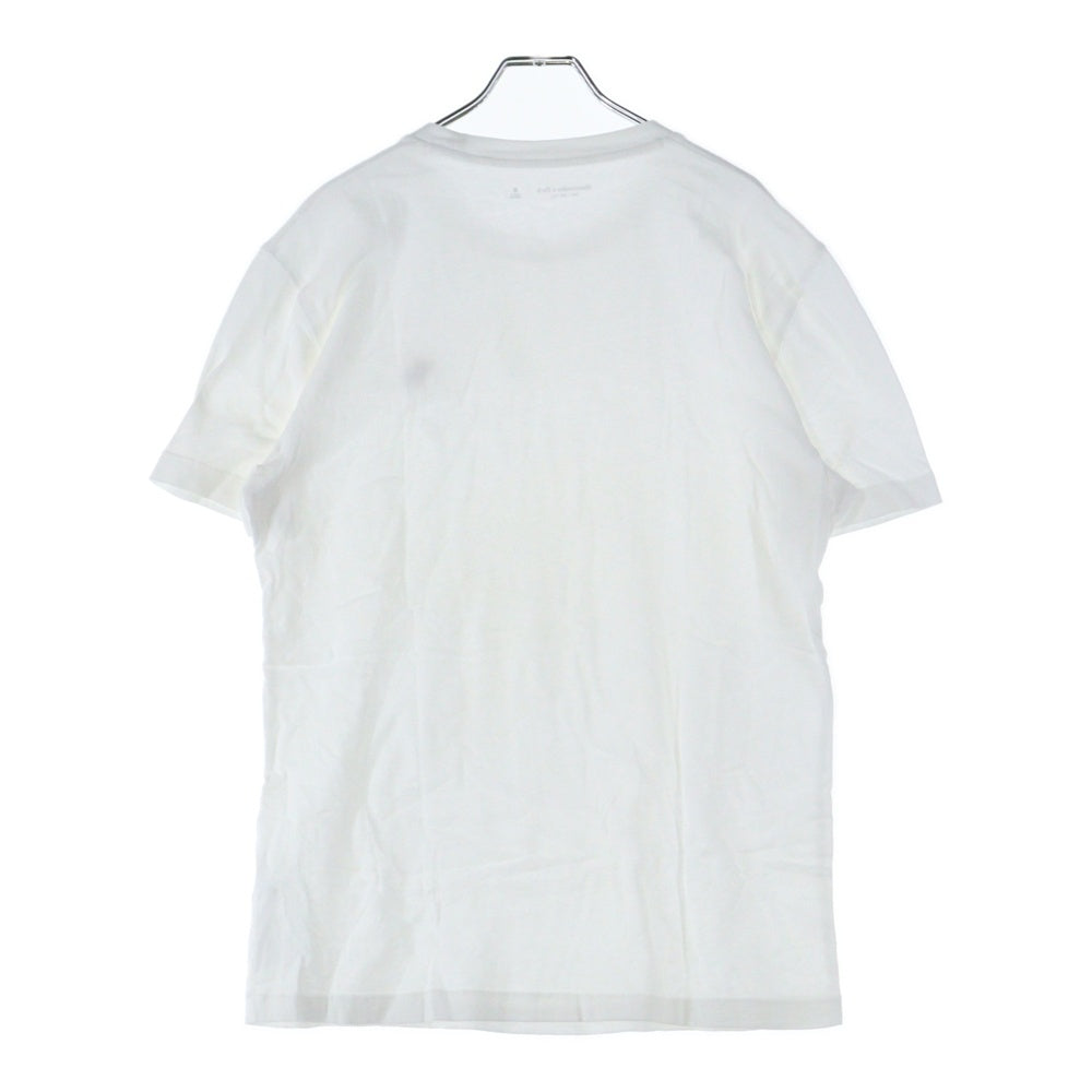 Abercrombie&Fitch(アバクロンビーアンドフィッチ) 刺繍ロゴ クルーネック半袖Tシャツ ホワイト