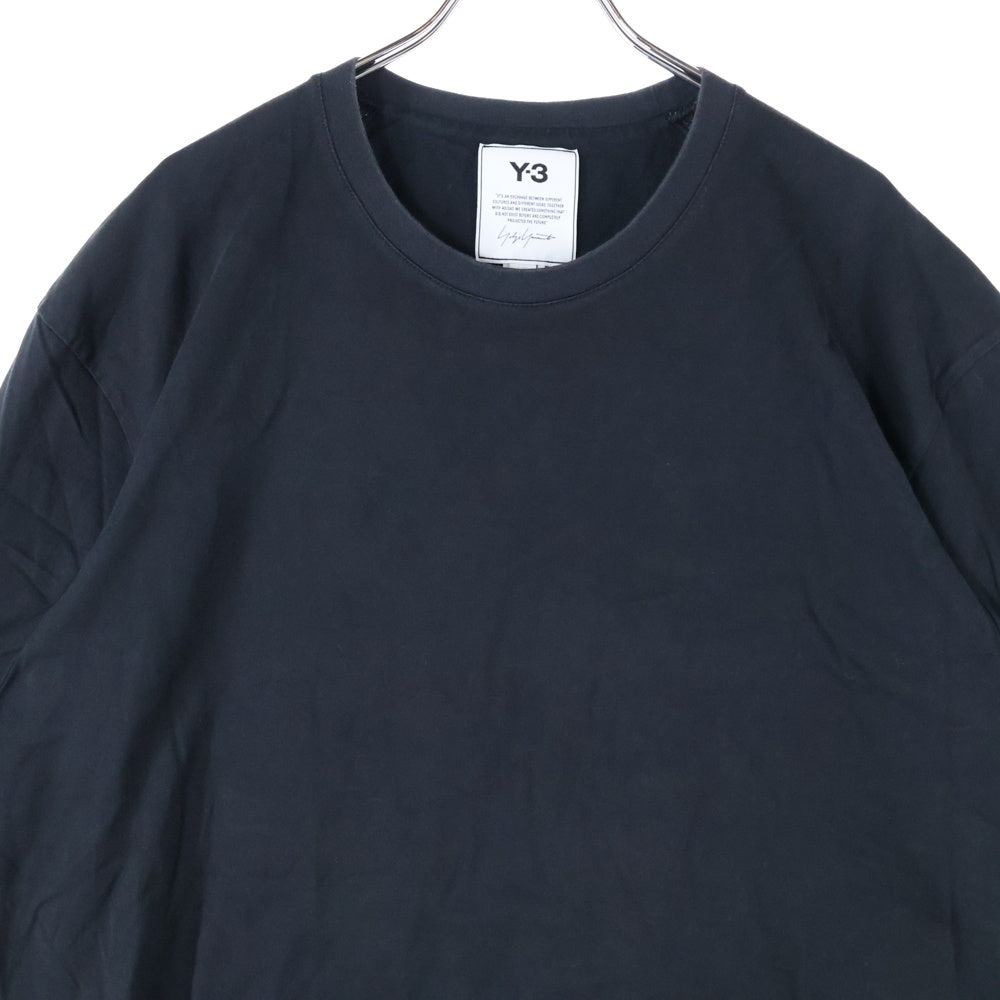 Y-3(ワイスリー) クルーネックバックロゴ Tシャツ FN3348