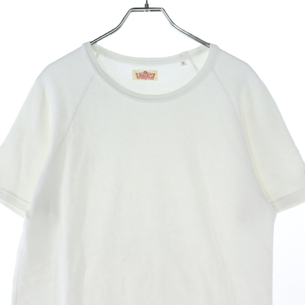 HOLLYWOOD RANCH MARKET(ハリウッド ランチ マーケット) クルーネック半袖Tシャツ ホワイト