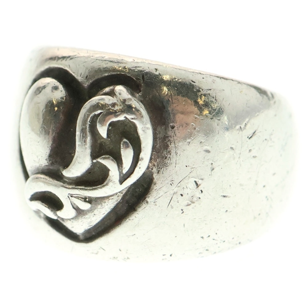 CHROME HEARTS(クロムハーツ) HEART IN BAND ハートインバンド リング シルバー