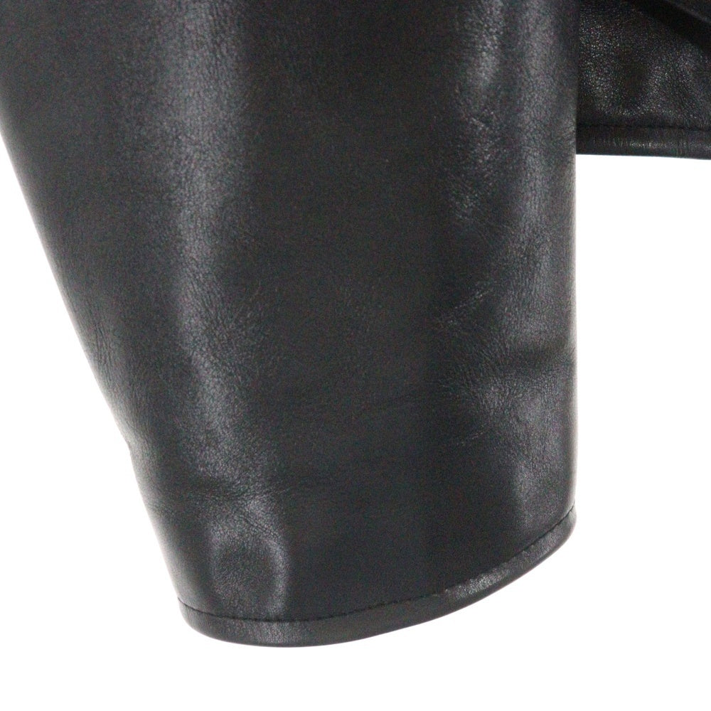 BALENCIAGA(バレンシアガ) 16AW SWING TOP LEATHER JACKET 446474 TSH09 スウィングトップダブルライダースジャケット ブラック