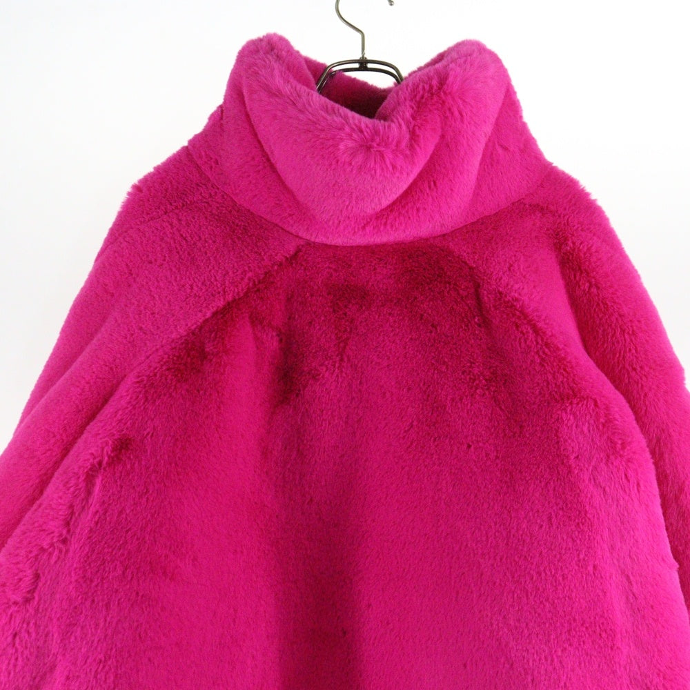 BALENCIAGA(バレンシアガ) 中綿 ファーブルゾン ロングコート 626520 ピンク