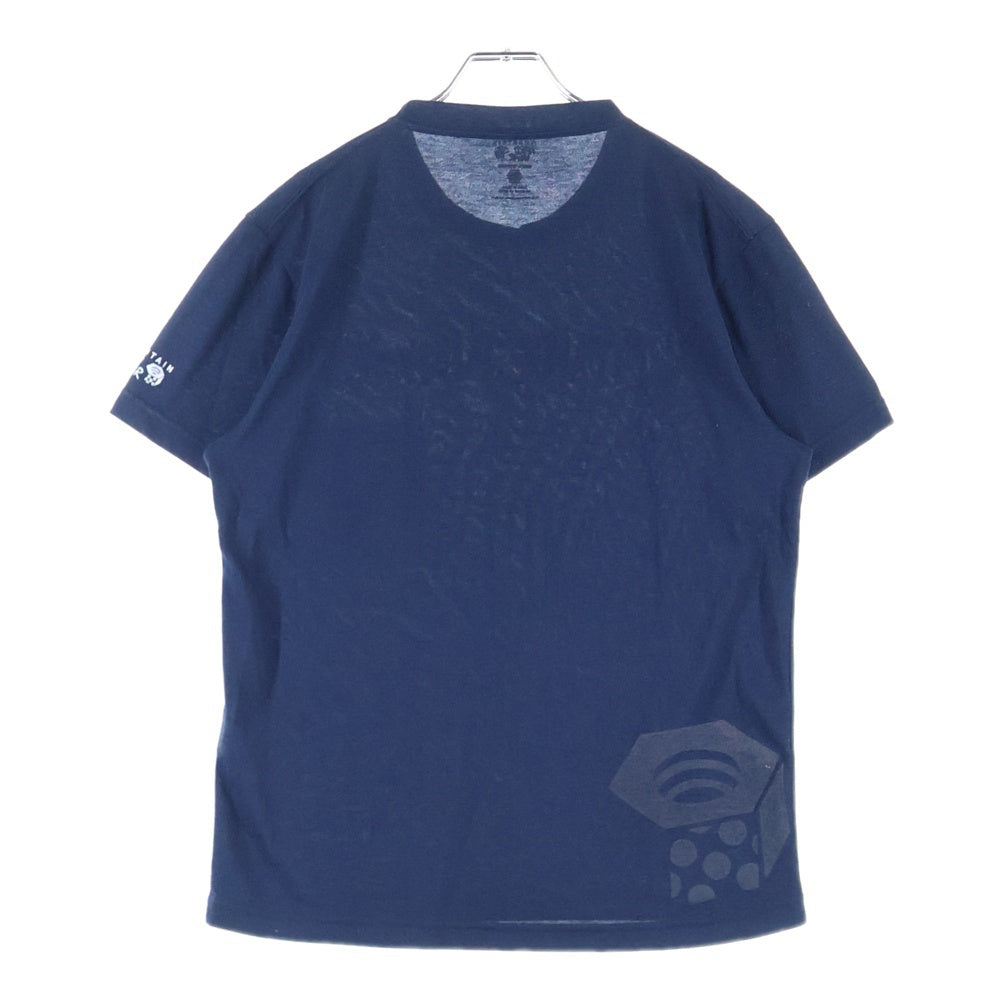 NO BRAND(ノーブランド) ロゴプリント マウンテンハードウェア Tシャツ ネイビー 114 OE6324