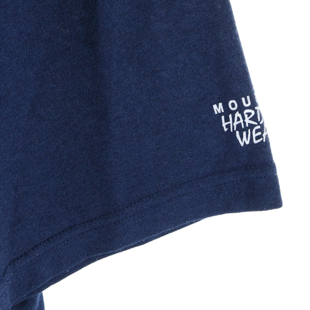 NO BRAND(ノーブランド) ロゴプリント マウンテンハードウェア Tシャツ ネイビー 114 OE6324