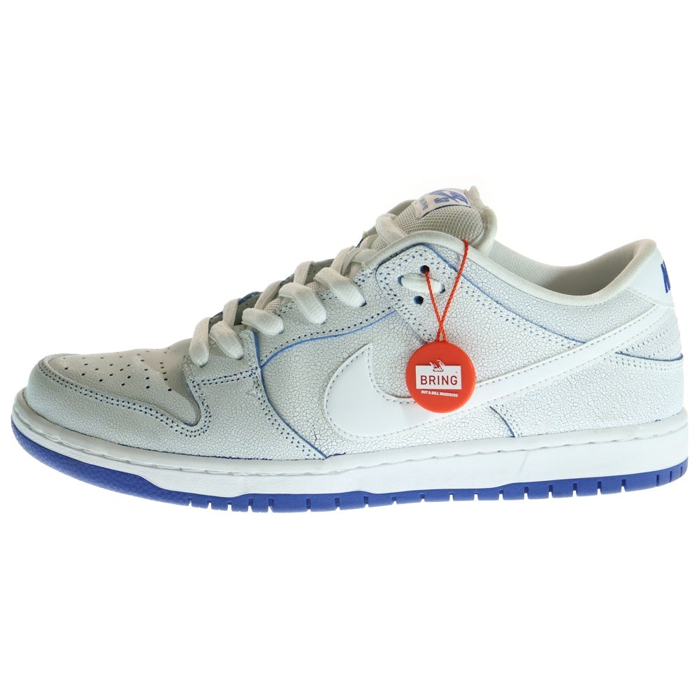 NIKE(ナイキ) SB DUNK LOW PRO PRM CJ6884-100 SB ダンクロー ポースリン ローカットスニーカー ホワイト/ブルー US11/29cm
