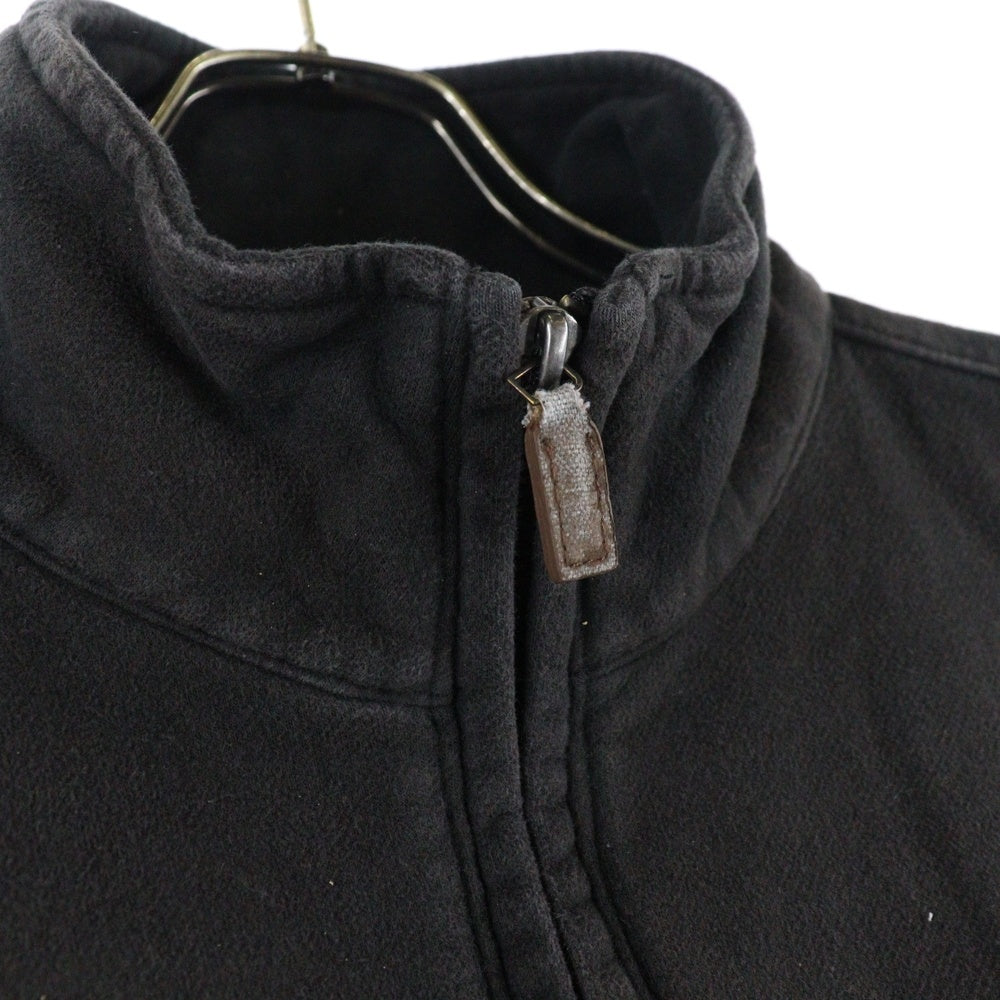 NO BRAND(ノーブランド) PARK CITY ハーフジップ ブルゾン ブラック