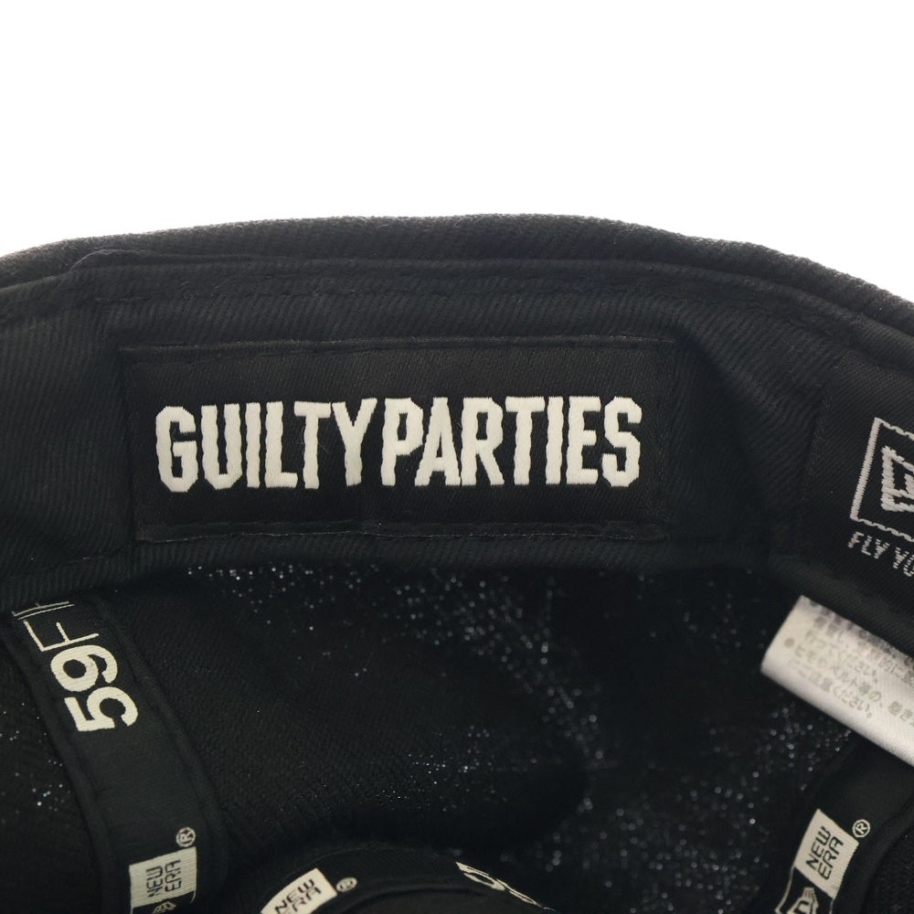 NEW ERA(ニューエラ) ×GUILTYPARTIES ギルティーパーティーズ ロゴ刺繍 キャップ ブラック