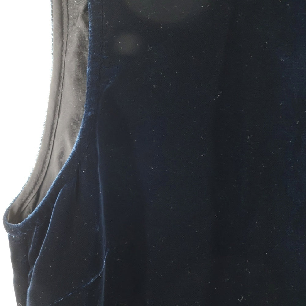 LOVELESS(ラブレス) ノースリーブ ベロア ワンピース ネイビー