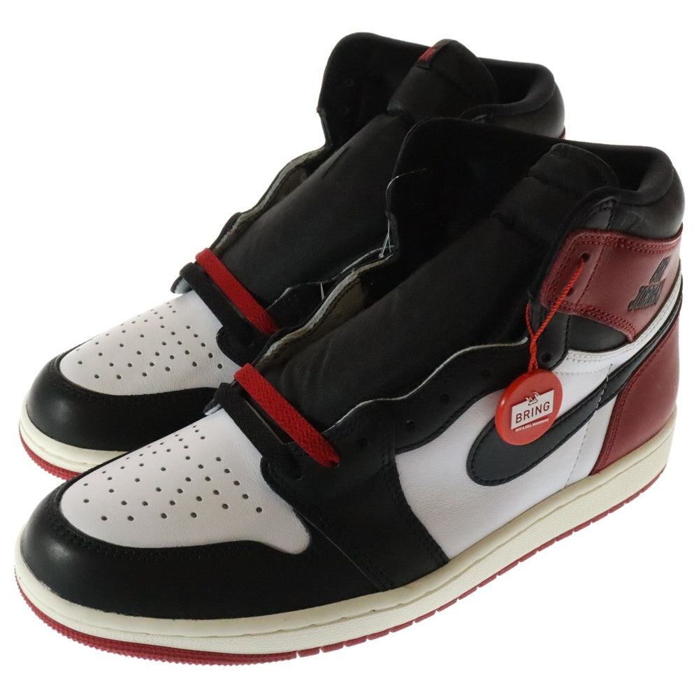 NIKE(ナイキ) Air Jordan 1 Retro High OG Black Toe Reimagined エアジョーダン1 レトロ ハイ OG ブラックトゥリイマジンド US9.5 27.5cm DZ5485-106